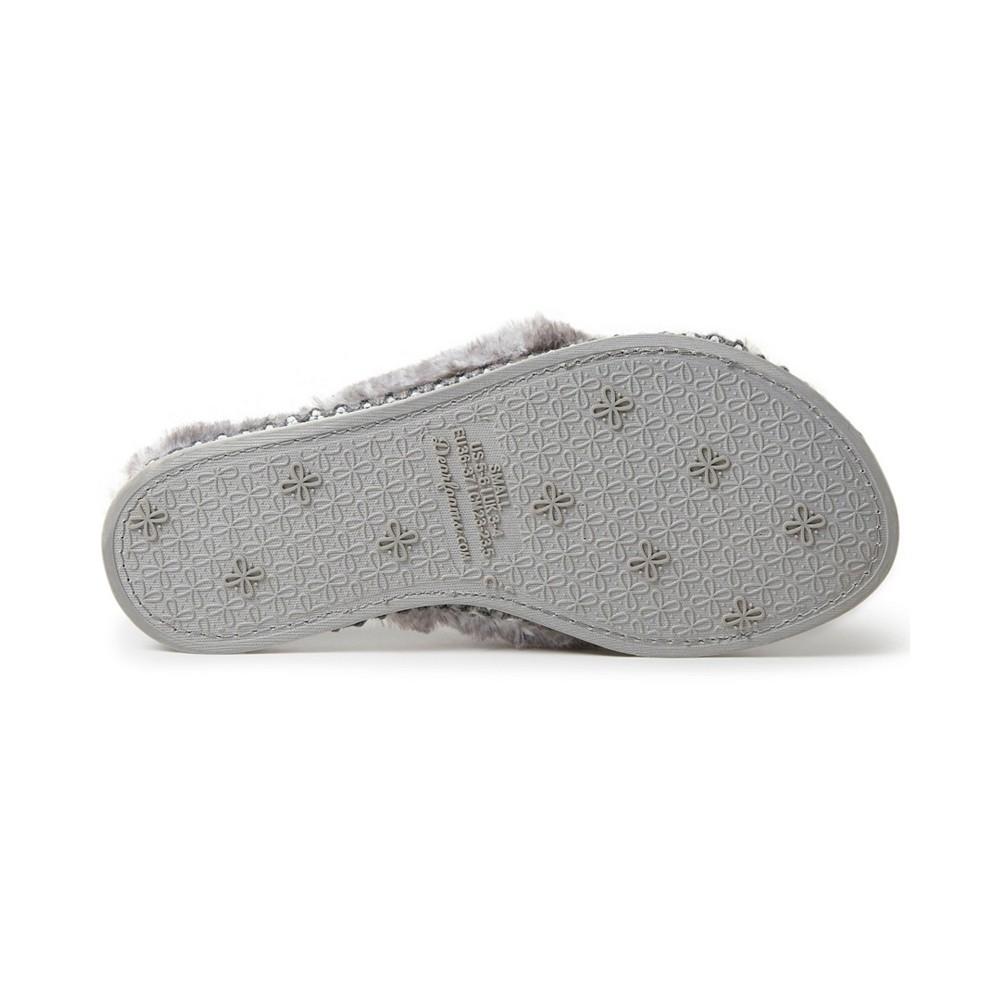 商品Dear Foams|Women's Marie Furry Thong Slippers,价格¥207,第6张图片详细描述