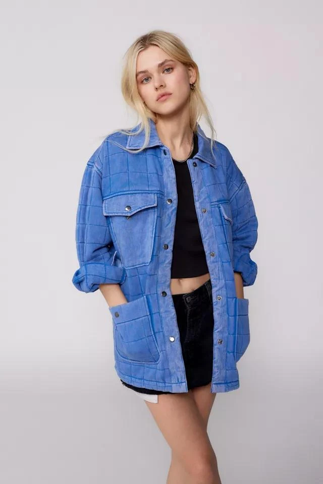 商品Urban Outfitters|UO Gemma Quilted Chore Jacket,价格¥457,第2张图片详细描述