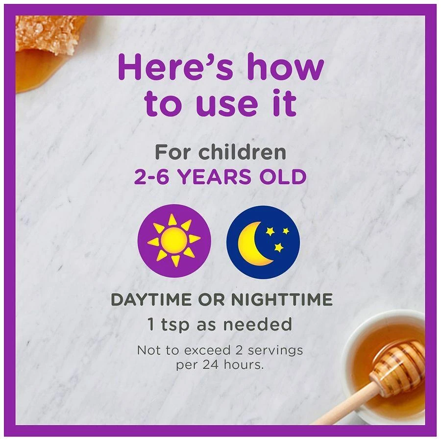 商品ZarBee's Naturals|Children's Cough Syrup + Immune Day & Night Pack Natural Mixed Berry,价格¥148,第2张图片详细描述