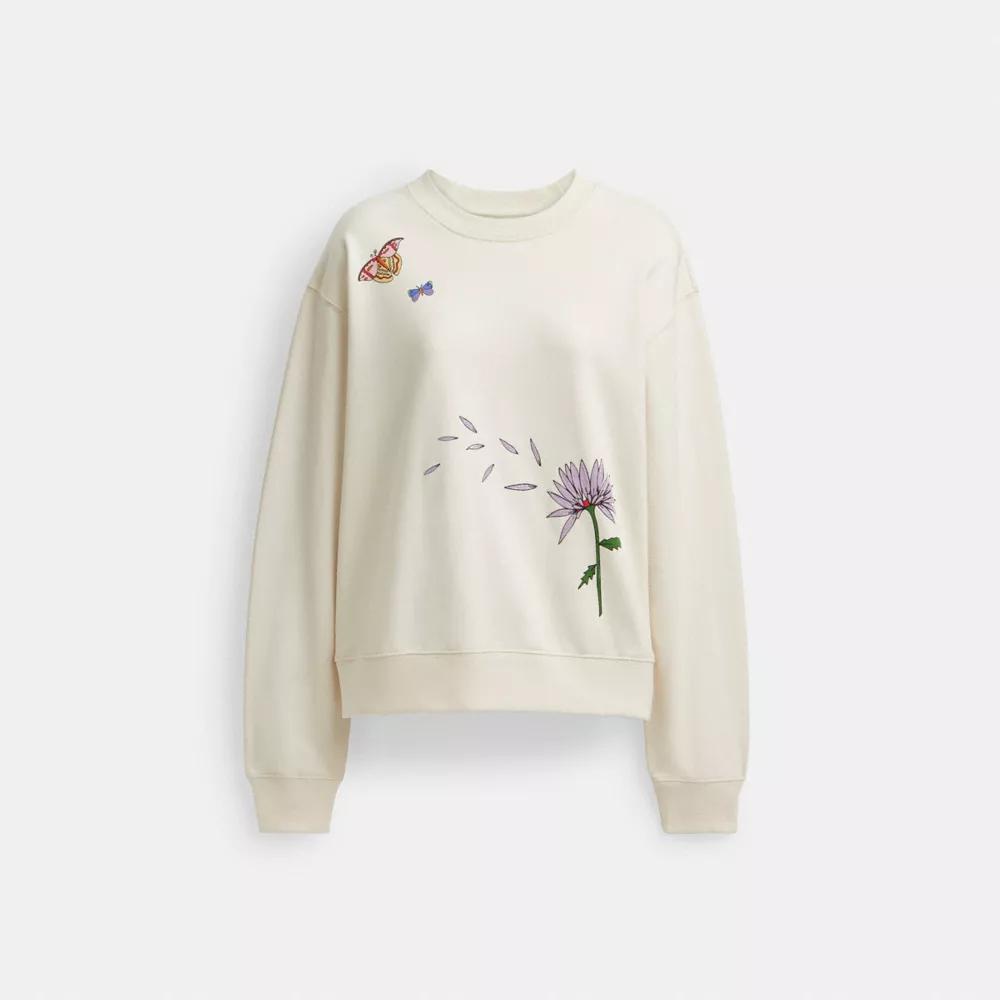 トップス WHIMSY X WASTED YOUTH flower CREWNECK Shop Coach X Observed By Us Windy Flower Crewneck on Sale at