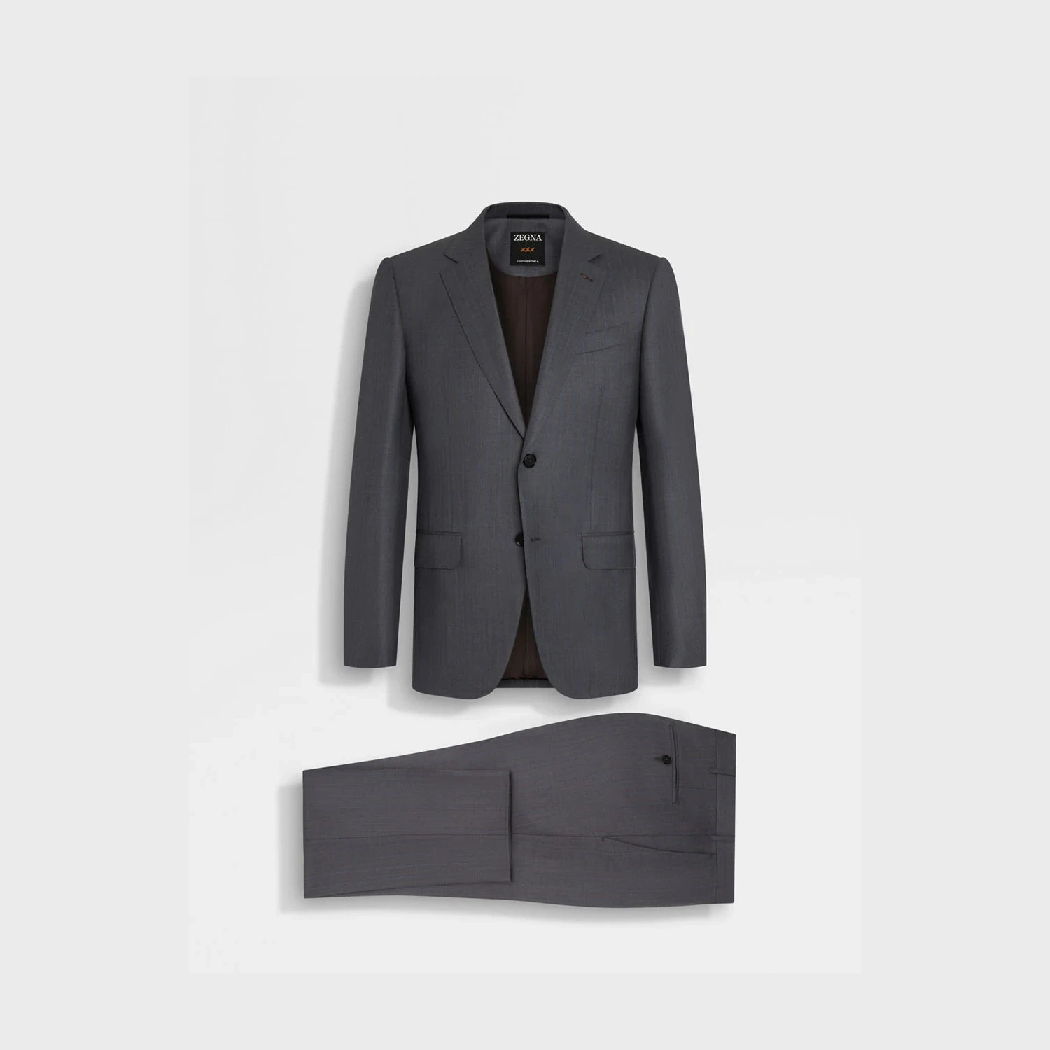 商品Zegna|【预售】 杰尼亚 25春夏 男士 西服套装 Grey and Light Blue Centoventimila Suit 922N40A9-21L2N5,价格¥53712,第1张图片