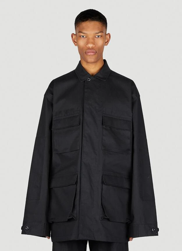 商品Balenciaga|Cargo Jacket in Black,价格¥7851,第1张图片