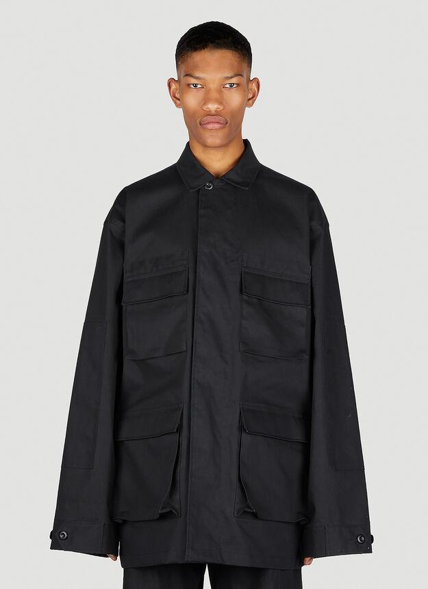 商品Balenciaga|Cargo Jacket in Black,价格¥9682,第1张图片