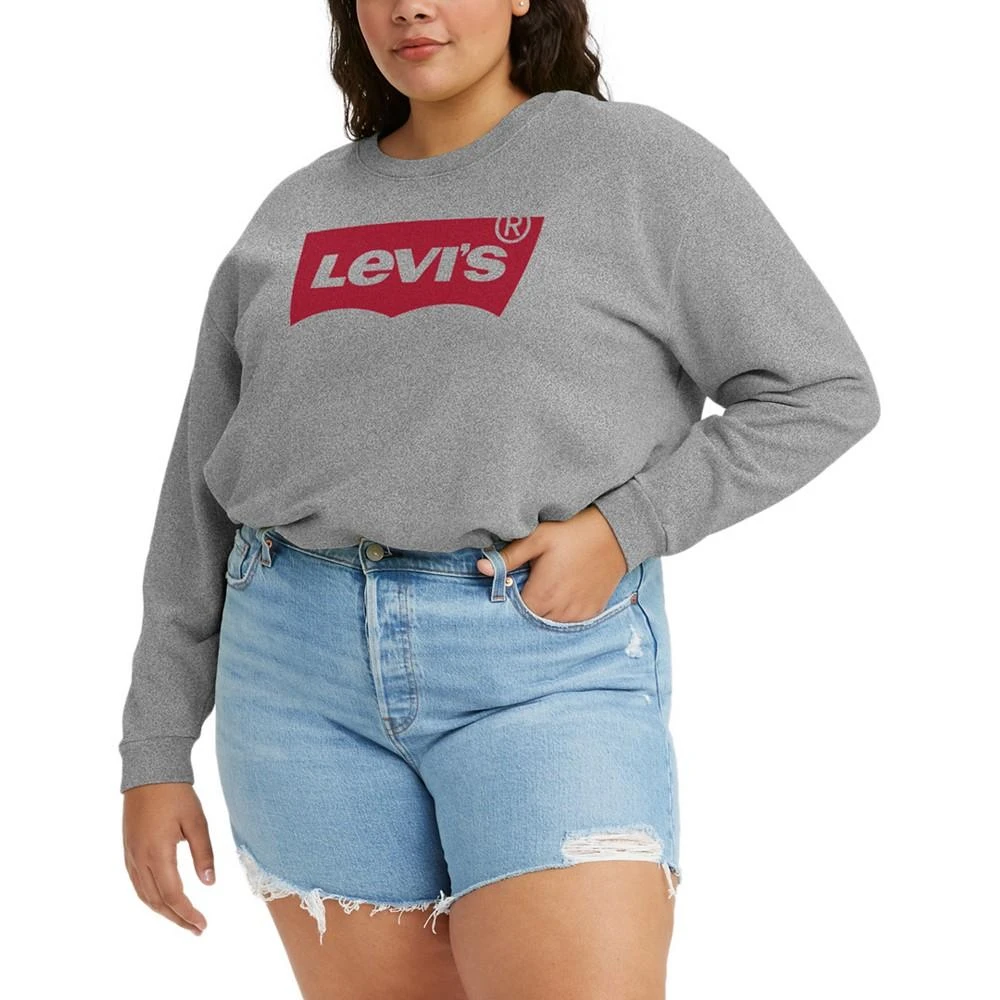 商品Levi's|Trendy Plus Size Logo Sweatshirt,价格¥132,第1张图片