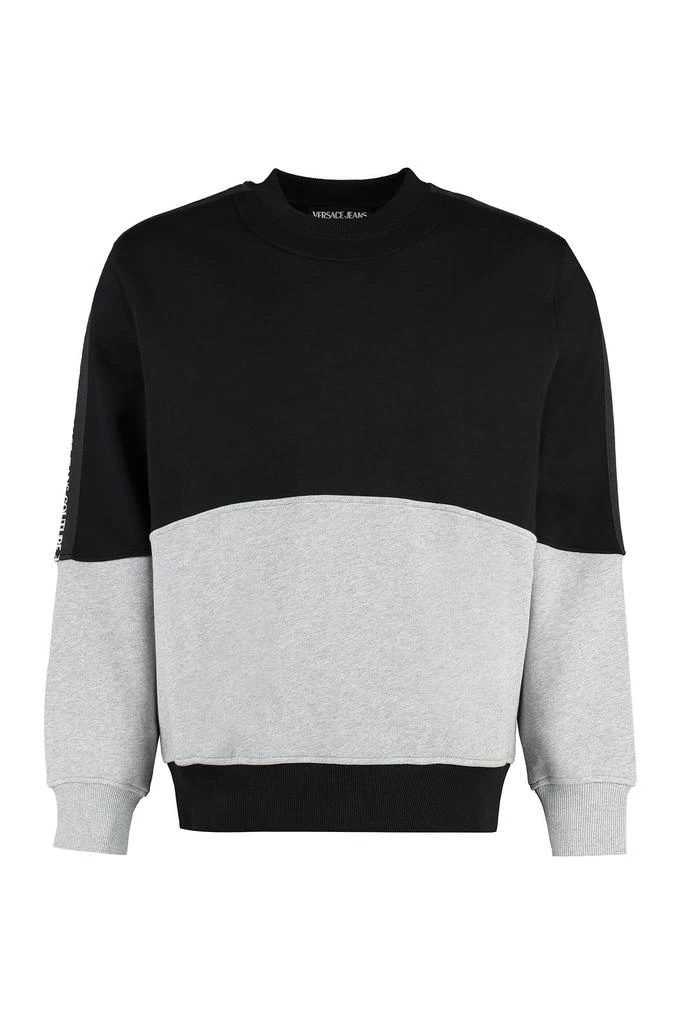 商品Versace|Versace Jeans Couture Two-Tone Crewneck Sweatshirt,价格¥1336,第1张图片