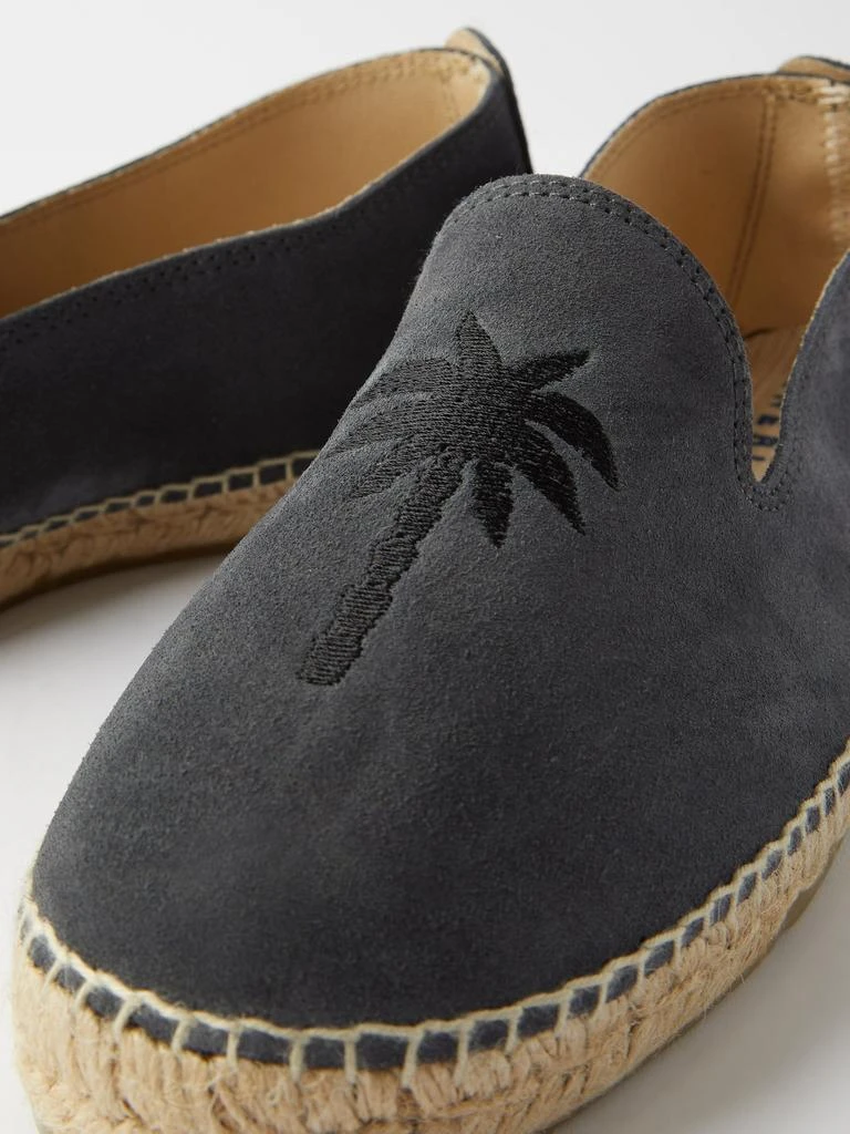 商品MANEBÍ|Logo-debossed suede espadrilles,价格¥409,第2张图片详细描述