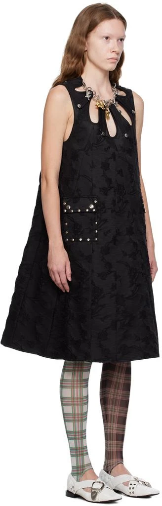 商品CHOPOVA LOWENA|Black Kicker Midi Dress,价格¥6194,第2张图片详细描述