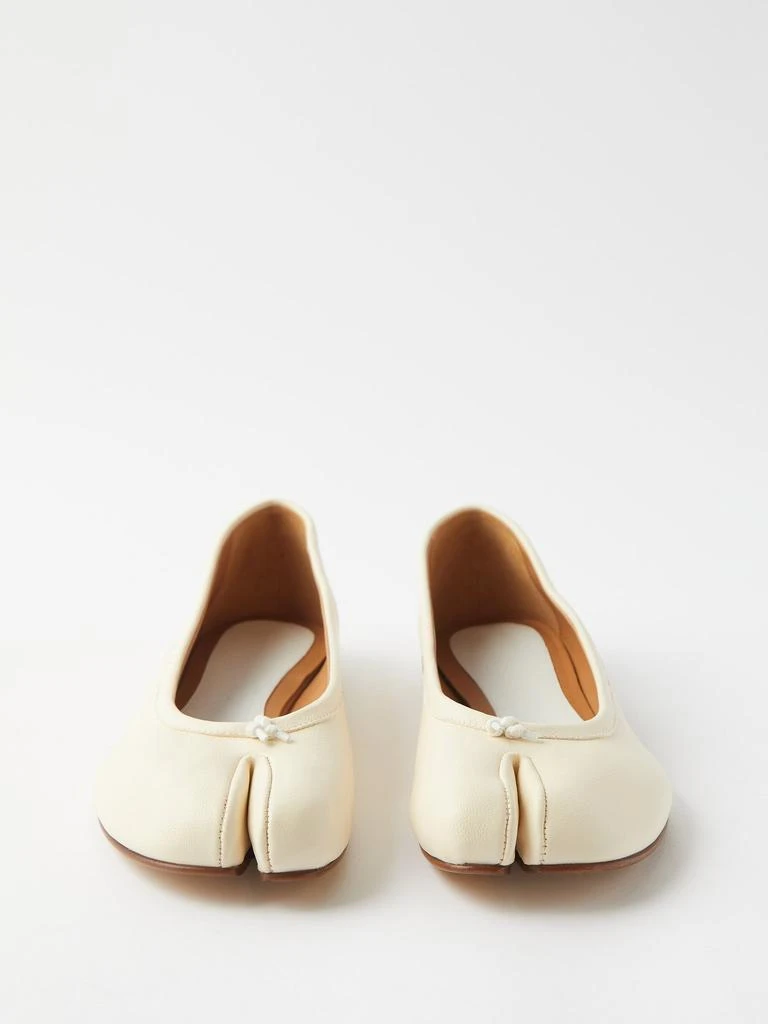 商品MAISON MARGIELA|Tabi split-toe leather ballet flats,价格¥3379,第5张图片详细描述