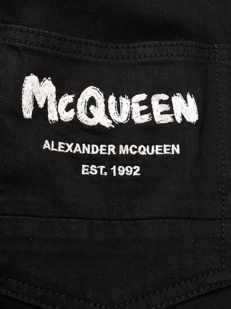 商品Alexander McQueen|ALEXANDER MCQUEEN Cotton denim jeans,价格¥2446,第4张图片详细描述