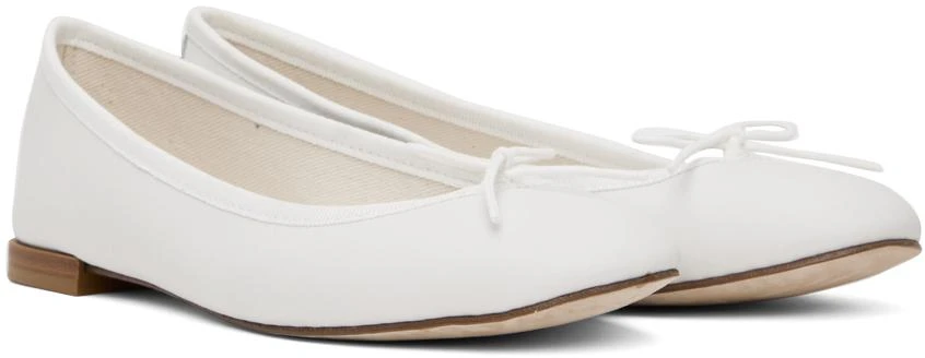 商品Repetto|White Cendrillon Ballerina Flats,价格¥2238,第4张图片详细描述