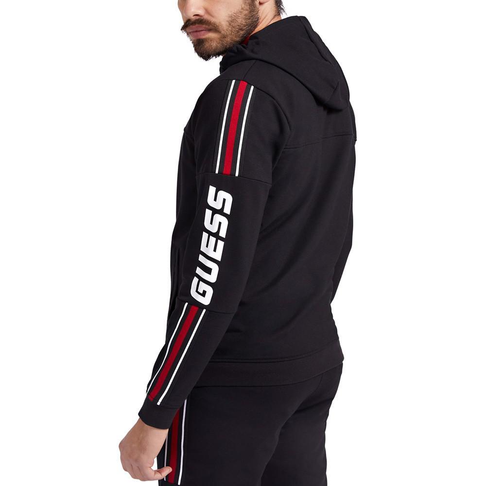 商品GUESS|Men's Jerrod Zip-Up Hooded Sweatshirt,价格¥641,第4张图片详细描述