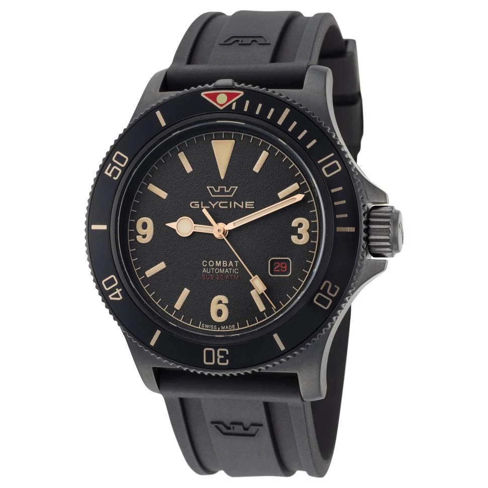 商品Glycine|Glycine Combat Sub Vintage 42 Men's Automatic Watch,价格¥2626,第1张图片