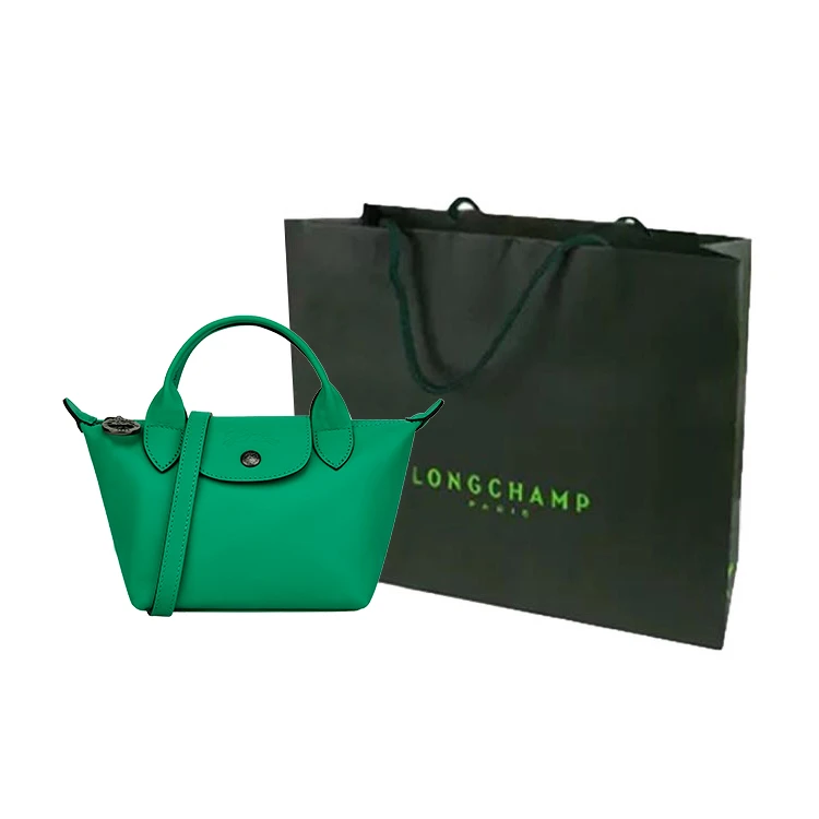商品[国内直发] Longchamp|珑骧 银色五金配件 牛皮 单肩斜挎手提包 女款 绿色,价格¥3429,第7张图片详细描述