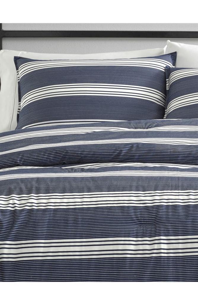 商品Nautica|Craver Navy Duvet Cover Set - Twin,价格¥592,第6张图片详细描述