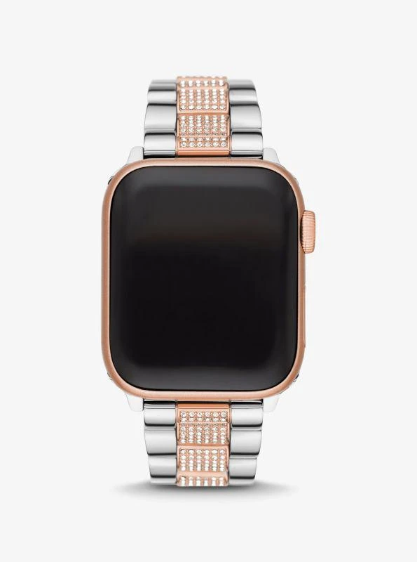 商品Michael Kors|Pavé Two-Tone Strap For Apple Watch®,价格¥1034,第1张图片