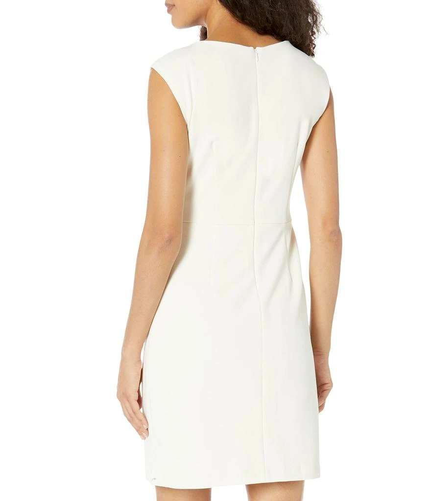 商品DKNY|Sleeveless Faux Wrap Dress with Hardware,价格¥521,第2张图片详细描述