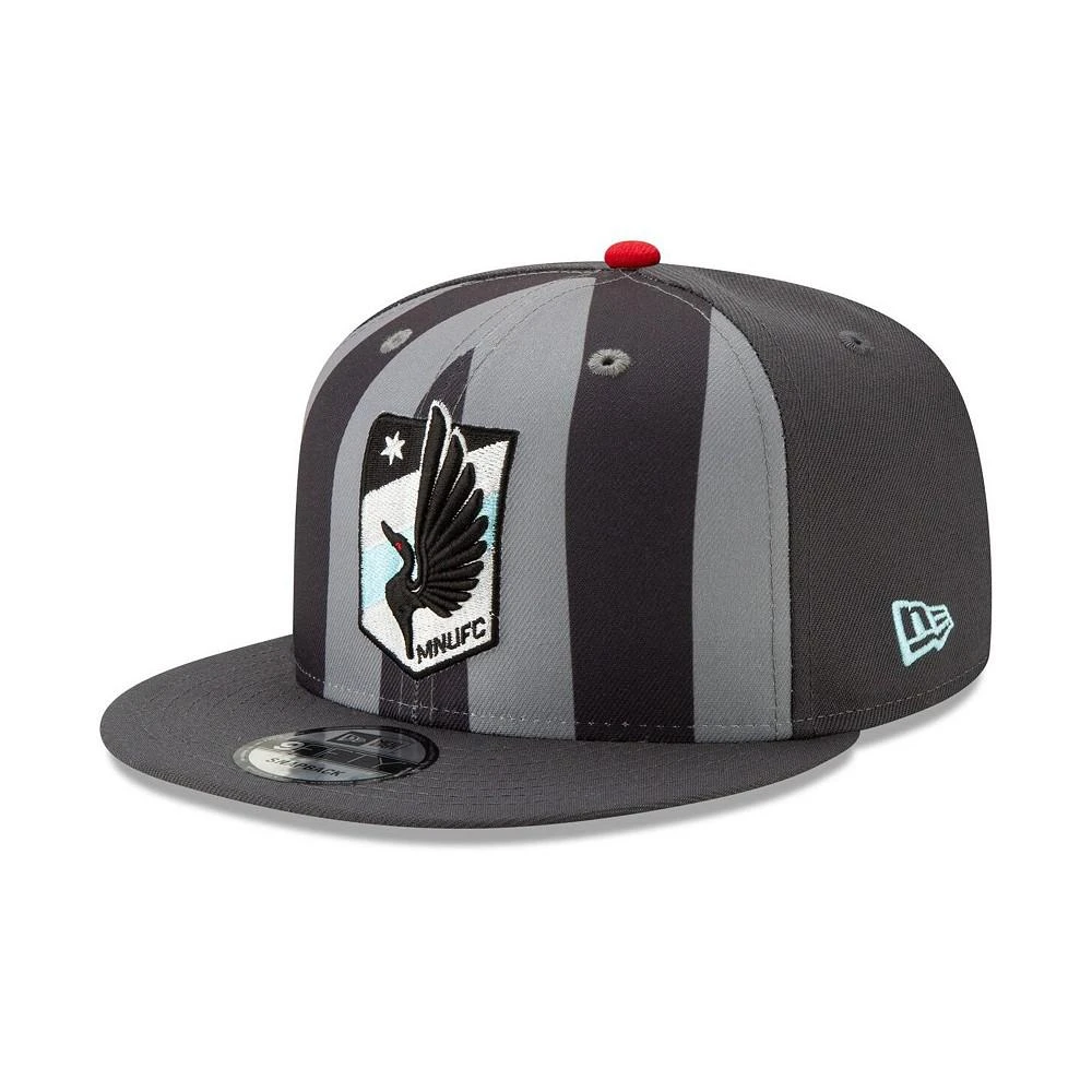 商品New Era|Men's Gray Minnesota United FC Home Jersey Hook 9FIFTY Snapback Hat,价格¥262,第1张图片