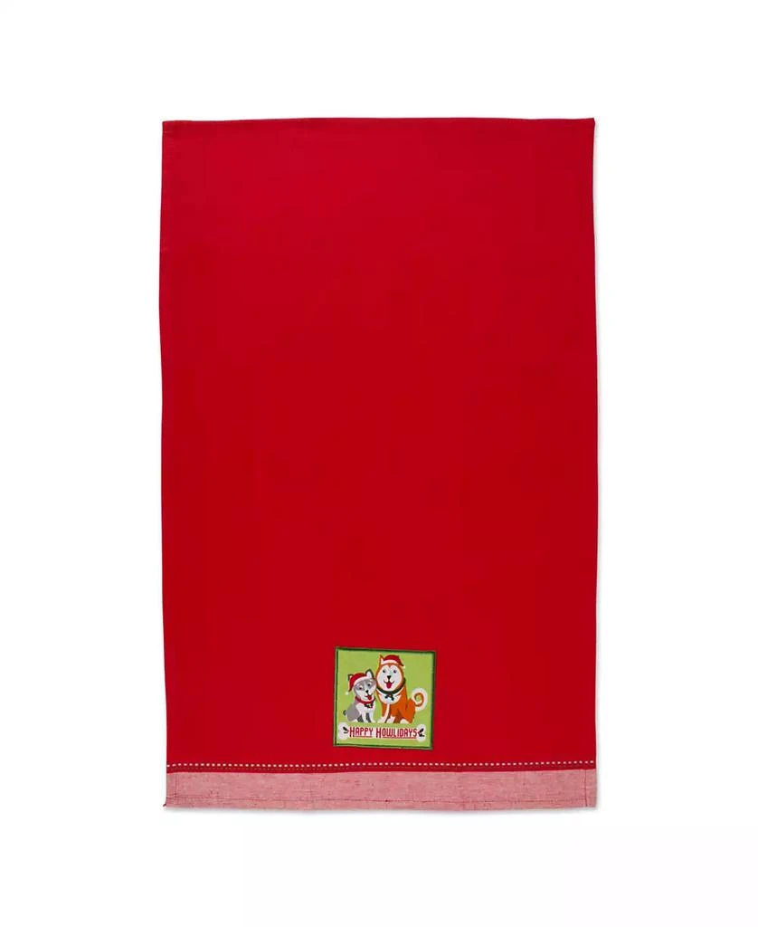 商品Design Imports|Assorted Holiday Pup Embellished Dishtowel Set,价格¥164,第4张图片详细描述