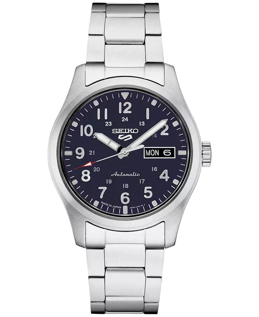 商品Seiko|Men's Automatic 5 Sports Stainless Steel Bracelet Watch 43mm,价格¥2187,第1张图片