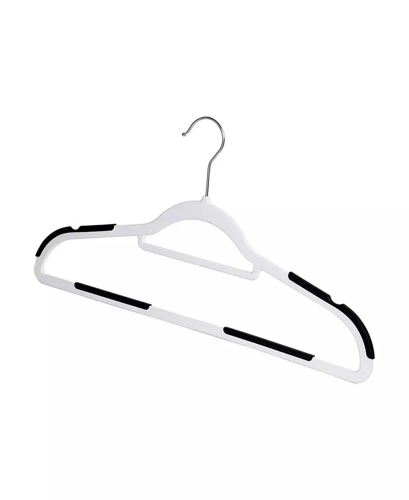 50-Pack Slim Plastic Hangers with Anti-Slip Rubber Grips 商品