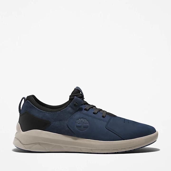 商品Timberland|Bradstreet Ultra Leather Trainer for Men in Navy,价格¥1094,第1张图片