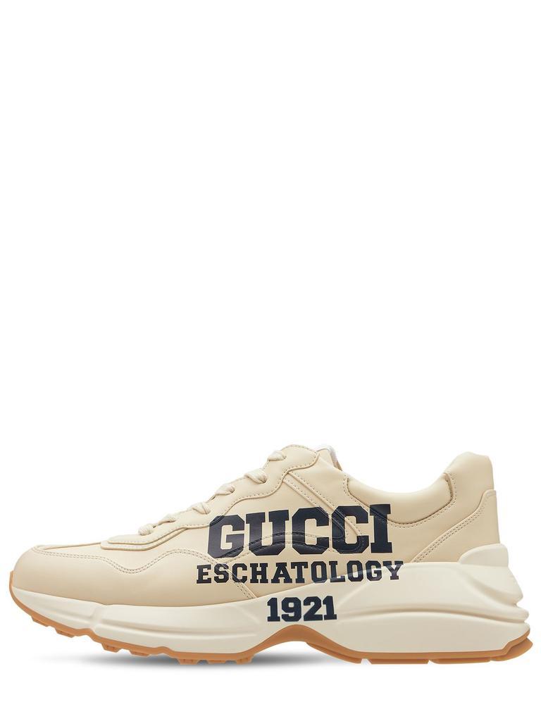 商品Gucci|Rhyton 25 Print Leather Sneakers,价格¥7106,第7张图片详细描述