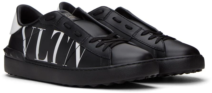 商品Valentino|Black Open Sneakers,价格¥3490,第4张图片详细描述