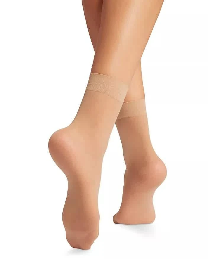 商品Wolford|Caramel Nude 8 Socks Set of 6,价格¥155,第3张图片详细描述