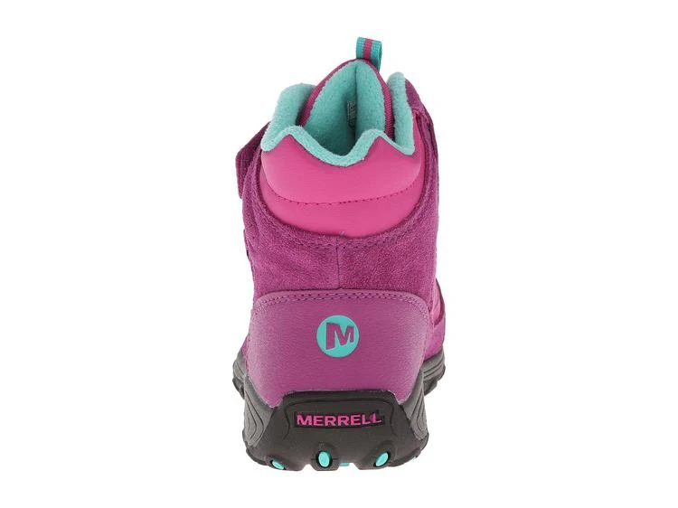 商品Merrell|Merrell Kids Moab Polar Mid Strap 2.0 Waterproof (Big Kid) 女童雪地靴,价格¥421,第5张图片详细描述