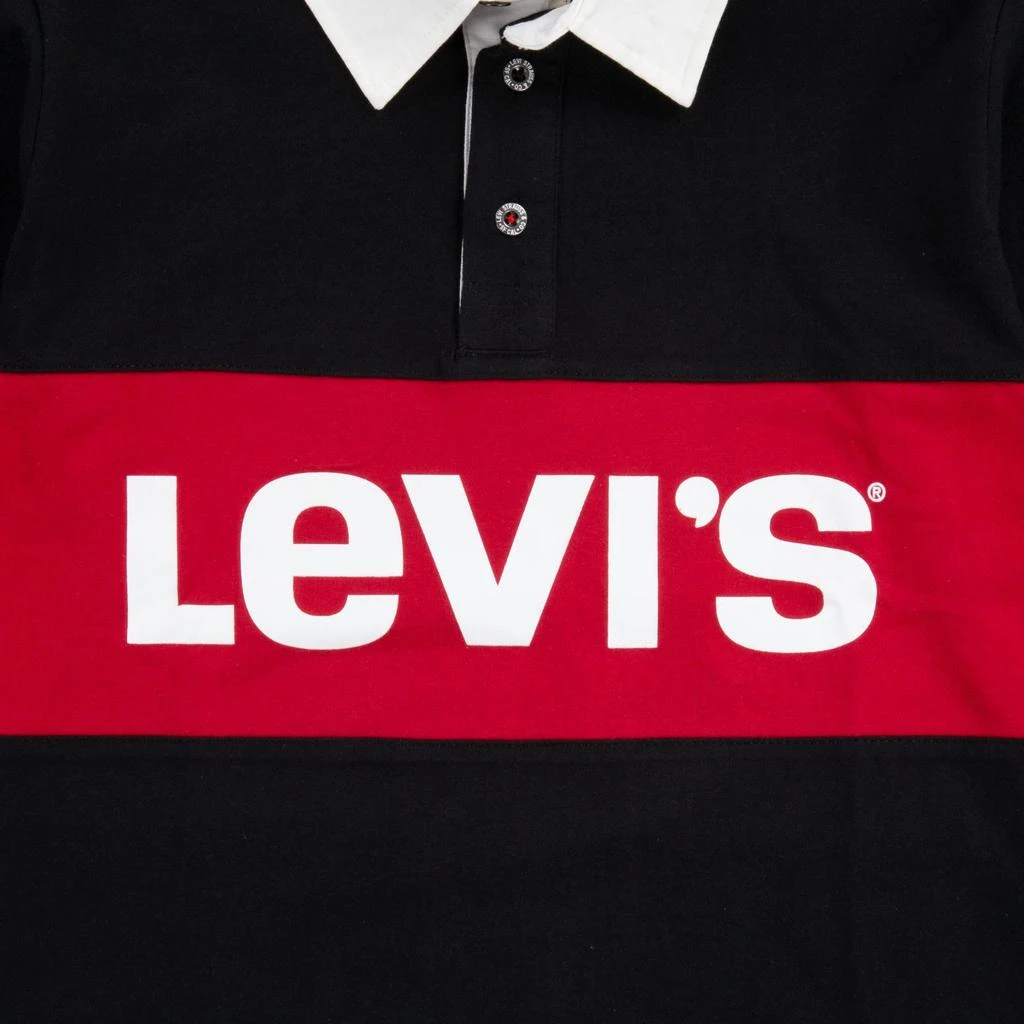 商品Levi's|Boys Long Sleeve Box Tab Rugby T-Shirt,价格¥31,第2张图片详细描述