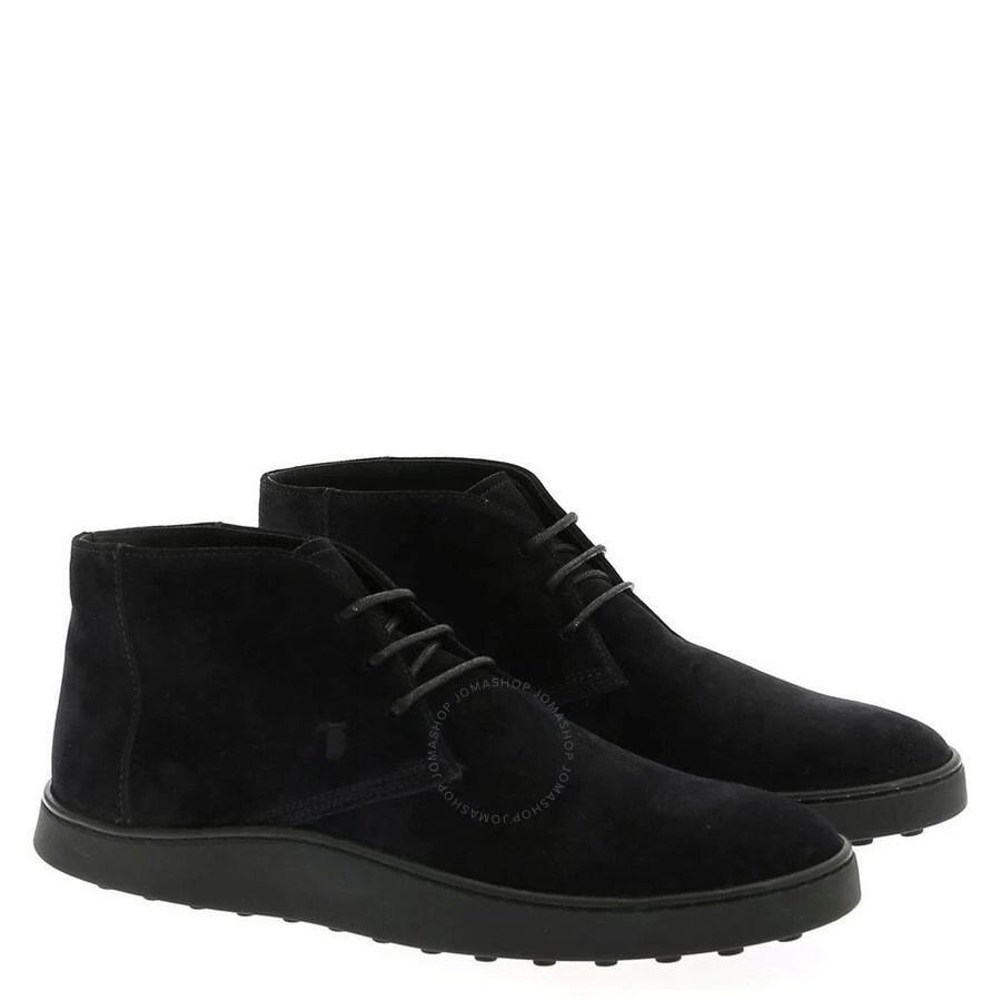 商品Tod's|Men's Black Suede Desert Boots With Box Rubber Sole,价格¥1468,第2张图片详细描述