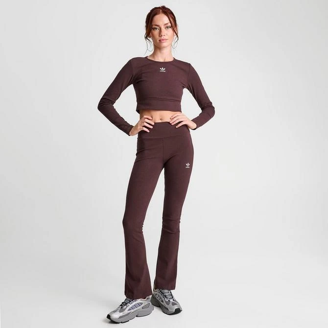 商品Adidas|Women's adidas Essentials Rib Cropped Long-Sleeve T-Shirt,价格¥383,第2张图片详细描述