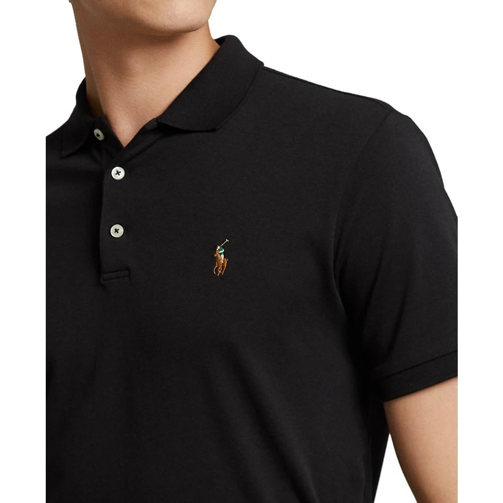 商品Ralph Lauren|Men’s Slim-Fit Soft Cotton Polo Shirt,价格¥827,第3张图片详细描述