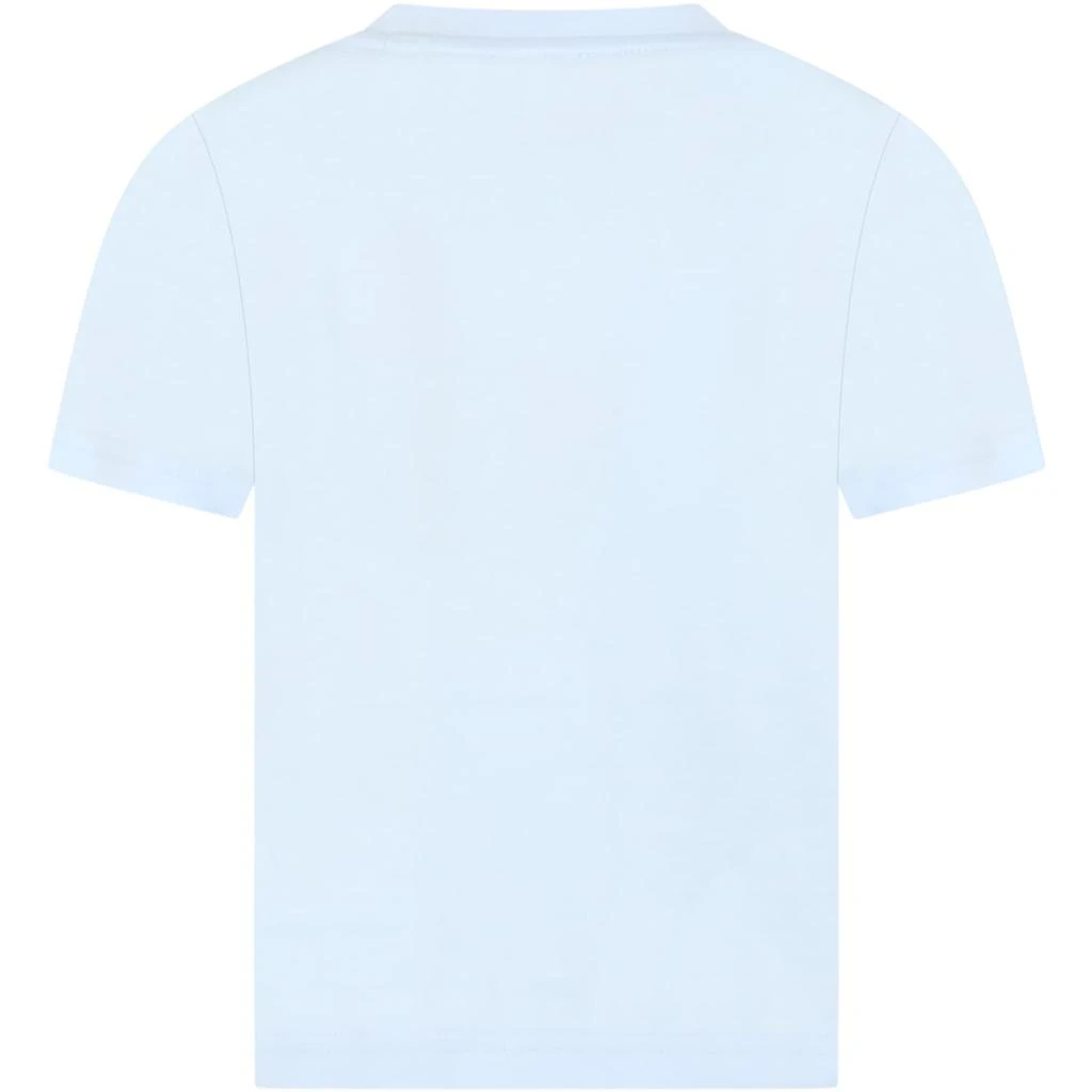 商品Burberry|Light Blue T-shirt For Boy With Logo,价格¥1523,第2张图片详细描述