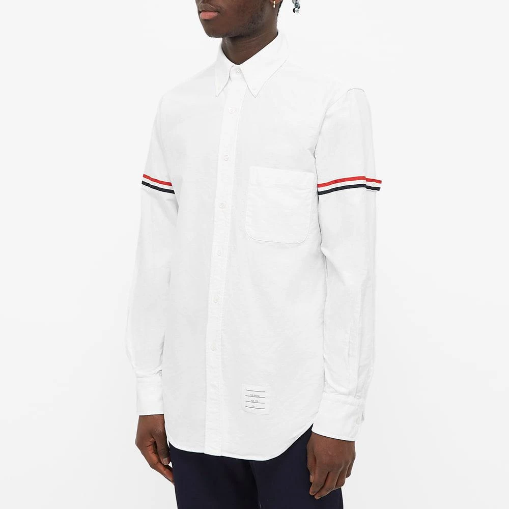 商品Thom Browne|Thom Browne Grosgrain Arm Band Oxford Shirt,价格¥3334,第4张图片详细描述