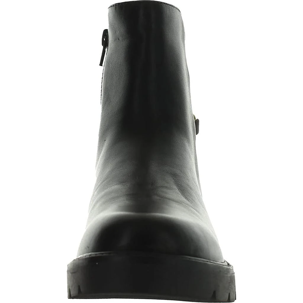 商品Nine West|Nine West Womens Talles Leather Block Heel Ankle Boots,价格¥159,第3张图片详细描述