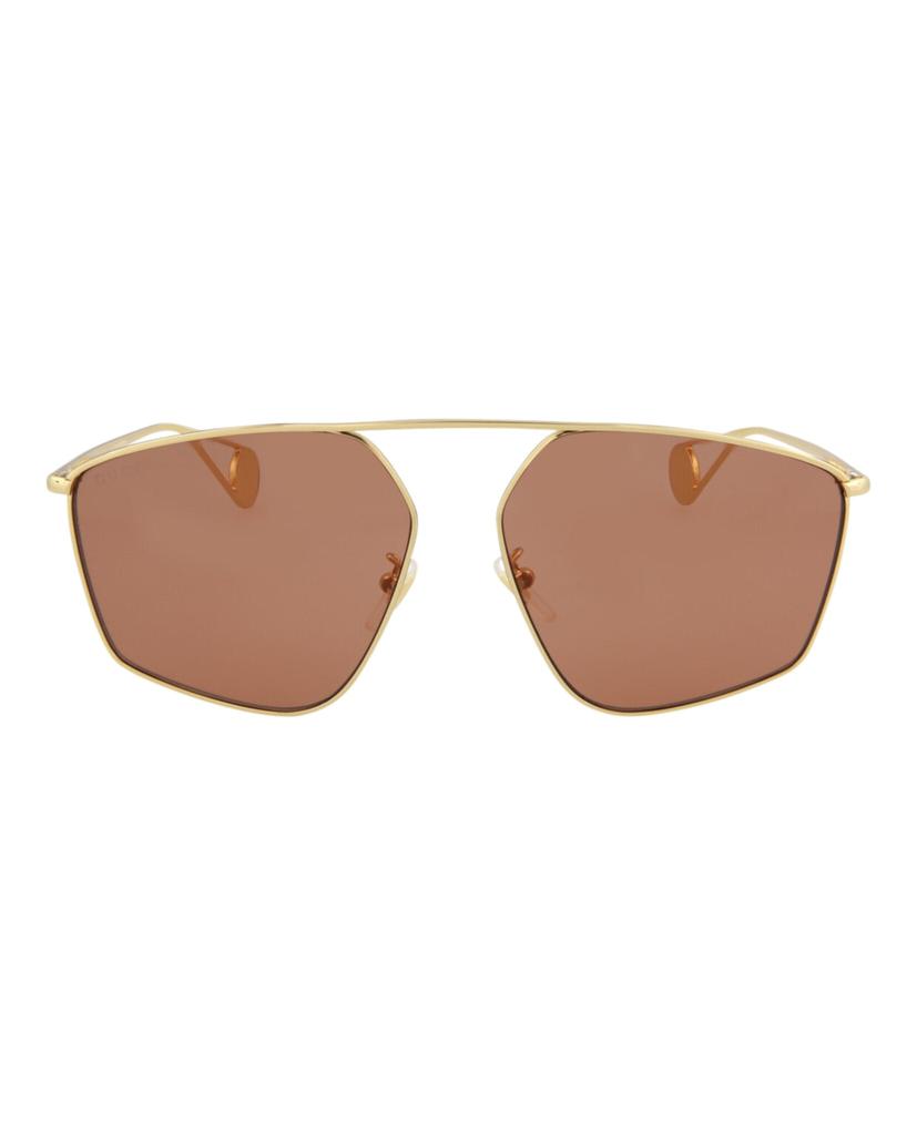 Gucci Aviator-Style  Metal Sunglasses商品第1张图片规格展示