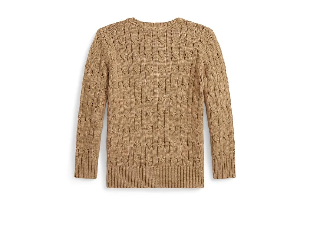 商品Ralph Lauren|Cable-Knit Cotton Sweater (Toddler/Little Kid),价格¥472,第2张图片详细描述