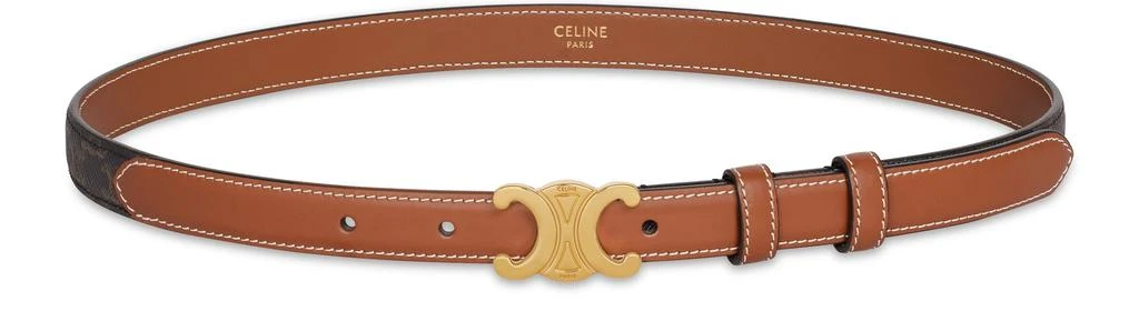 商品Celine|Triomphe小号标识印花牛皮革腰带,价格¥4547,第2张图片详细描述