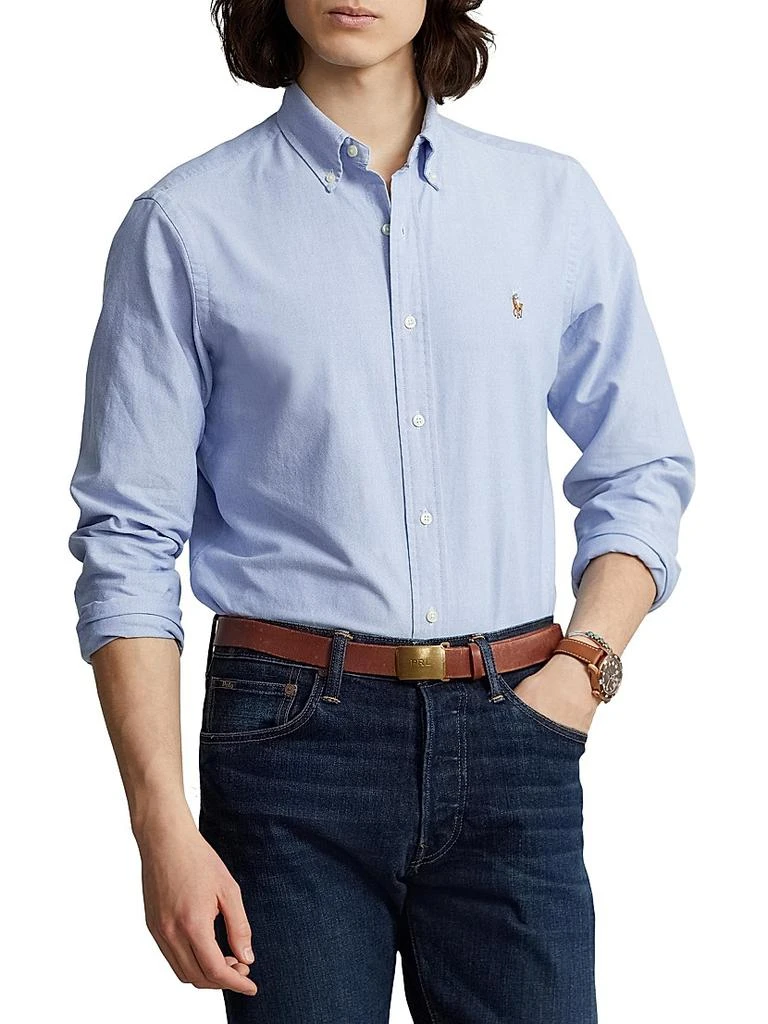 商品Ralph Lauren|Classic-Fit Cotton Oxford Shirt,价格¥963,第3张图片详细描述