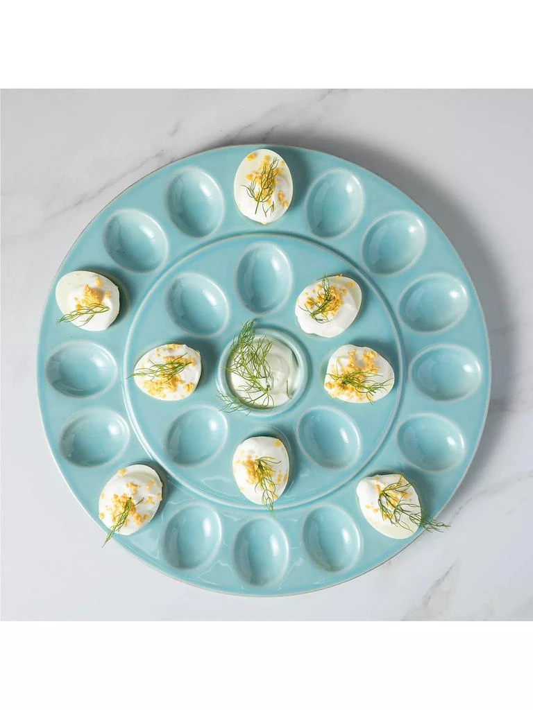 商品Casafina|Cook & Host Stoneware Egg Platter,价格¥469,第2张图片详细描述
