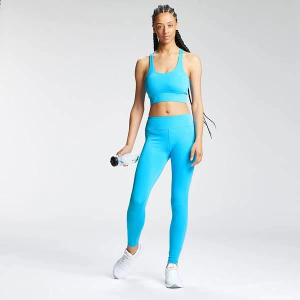 商品Myprotein|MP Women's Repeat MP Training Leggings - Bright Blue,价格¥196,第2张图片详细描述