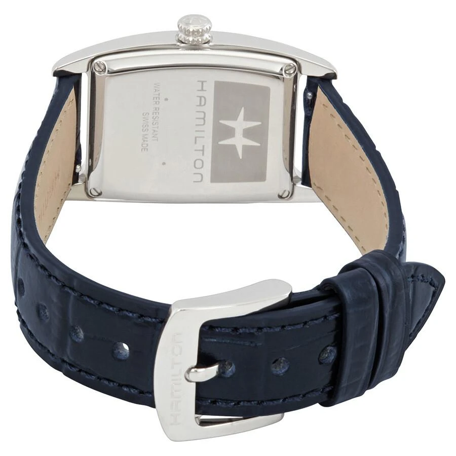 商品Hamilton|Boulton Silver-White Dial Blue Leather Ladies Watch H13321611,价格¥3834,第3张图片详细描述