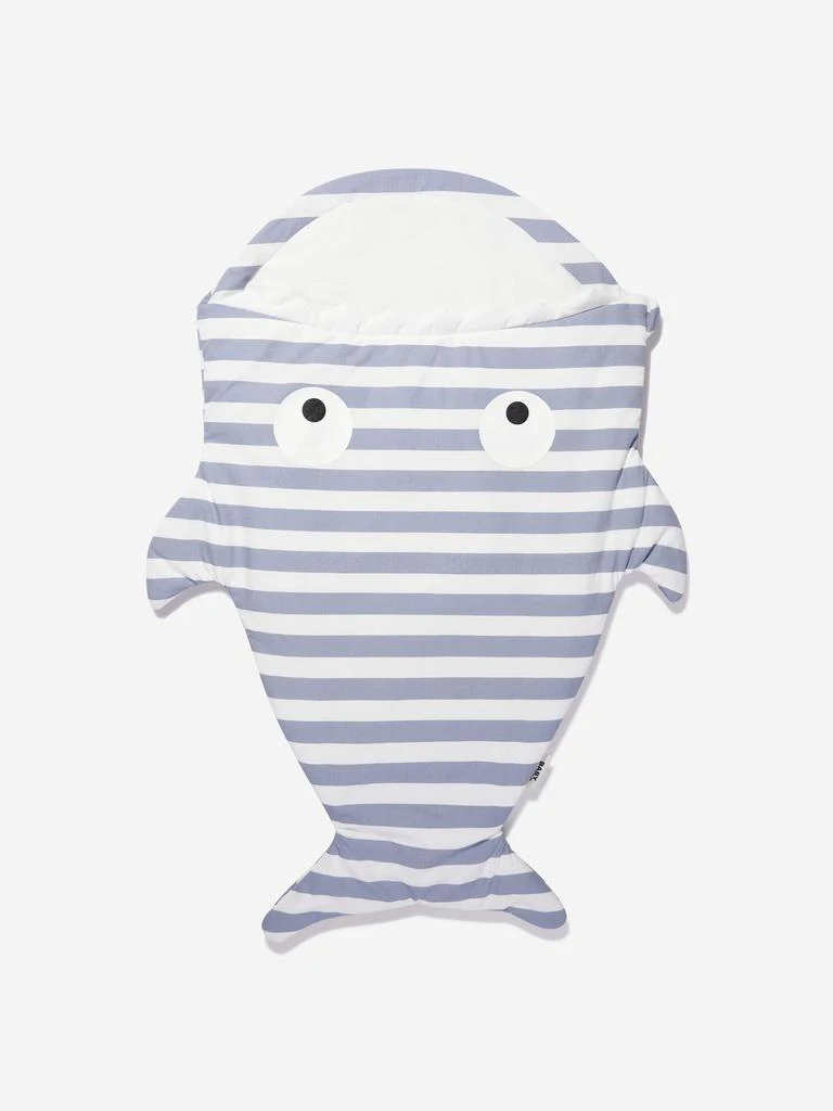 商品Baby Bites|Baby Bites Baby Boys Striped Shark Sleeping Bag in Blue,价格¥318,第1张图片