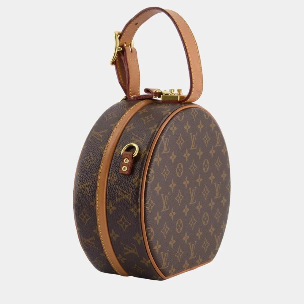 商品[二手商品] Louis Vuitton|Louis Vuitton Monogram Canvas Petite Boite Chapeau Cross-Body Bag with Gold Hardware,价格¥32796,第4张图片详细描述