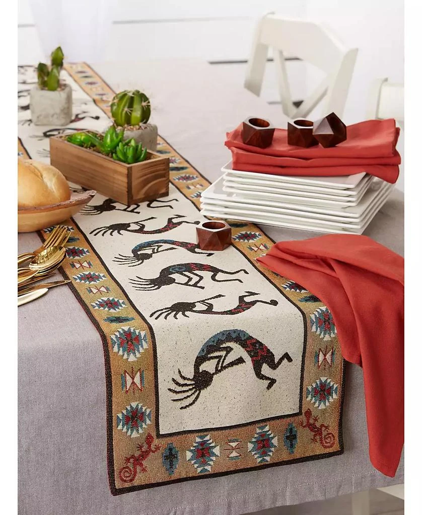 商品Design Imports|Kokopelli Tapestry Table Runner 13" x 72",价格¥249,第2张图片详细描述