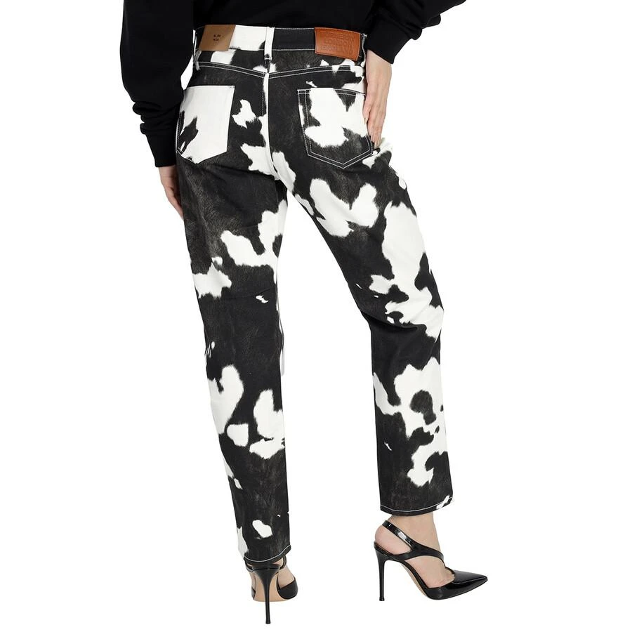 商品Burberry|Burberry Cow Print Straight-fit Denim Jeans, Waist Size 25",价格¥1033,第3张图片详细描述