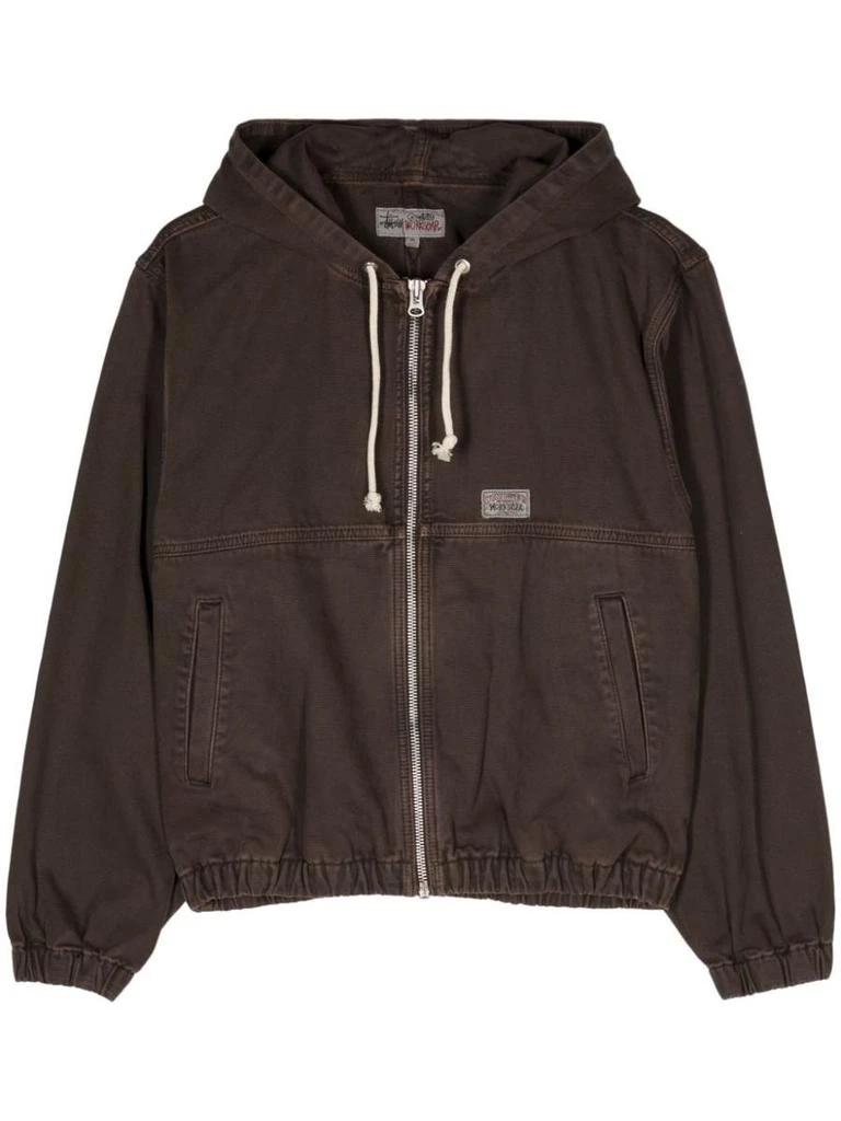 商品STUSSY|STÜSSY Cotton hooded jacket,价格¥1801,第1张图片