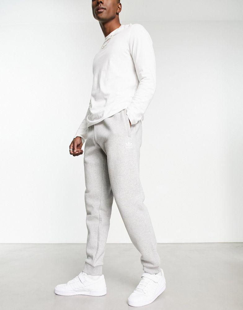 adidas Originals Essentials joggers in grey商品第4张图片规格展示