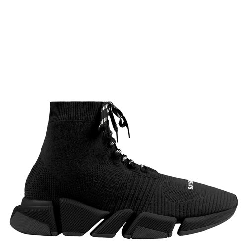 Balenciaga/巴黎世家  Speed 2.0系列 男士黑色网眼系带运动鞋617258W2DB11013商品第6张图片规格展示